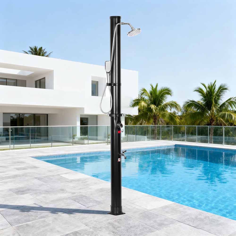 LY18L05-HB 18L دو بخش ABS کروم دوش خورشیدی دوش حمام فضای باز باغ